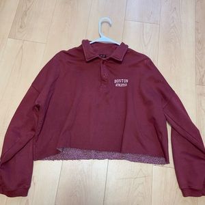 brandy melville cropped crewneck